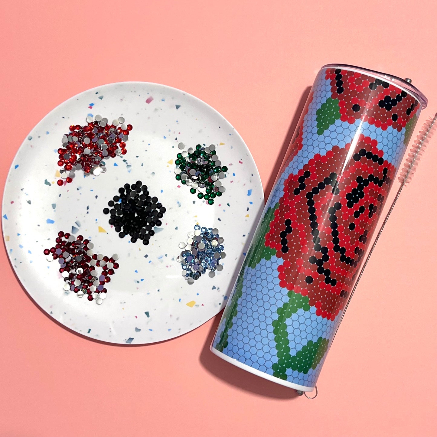 Rose Bloom-5mm Bling Your Own Tumbler