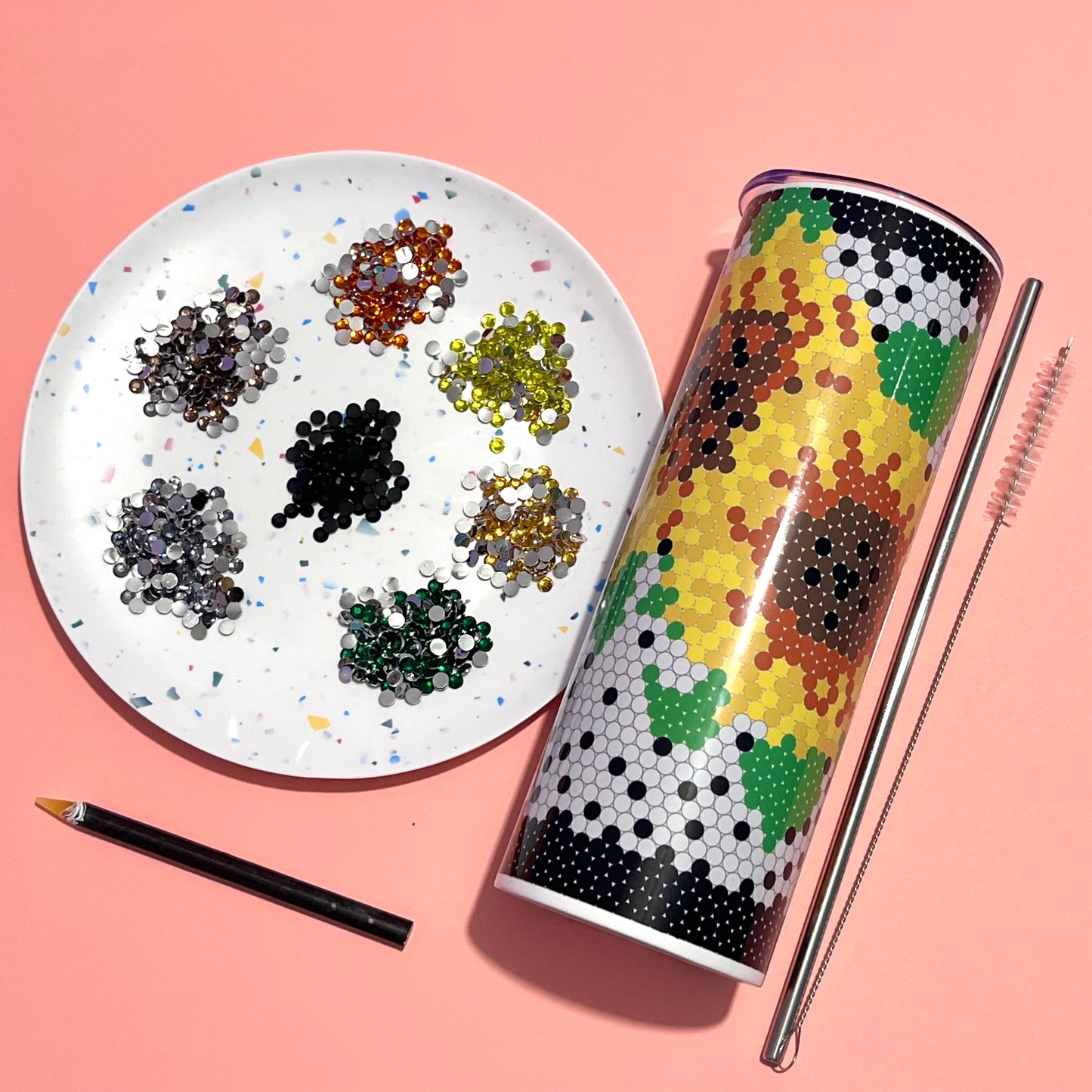 Sunflowers-5mm Bling Your Own Tumbler