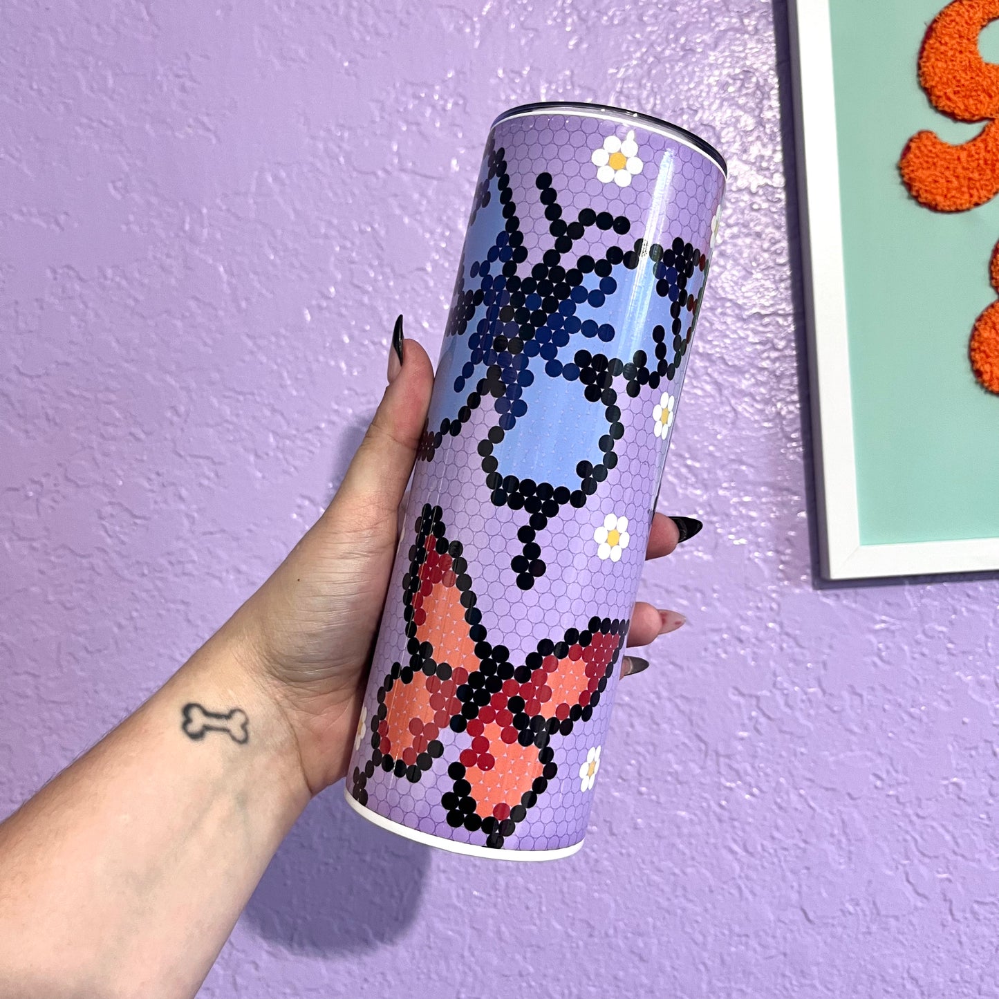 Floral Butterfly-5mm Bling Your Own Tumbler
