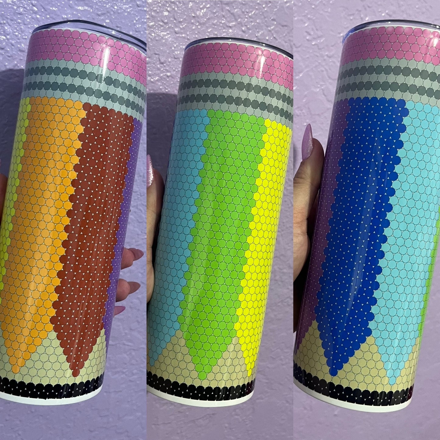 RAINBOW Pencil-5mm Bling Your Own Tumbler