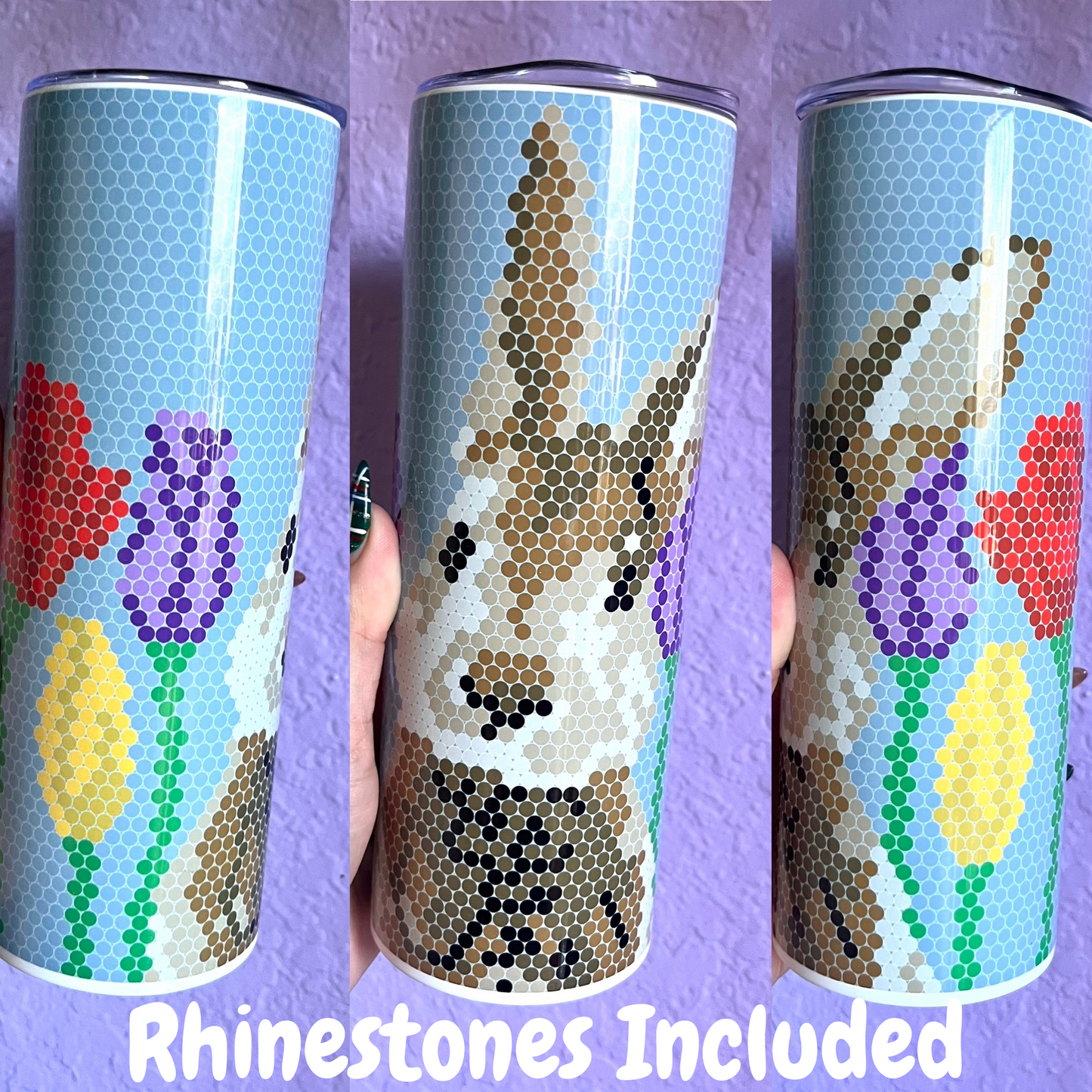 Spring Bunny- 4mm Bling Your Own Tumbler
