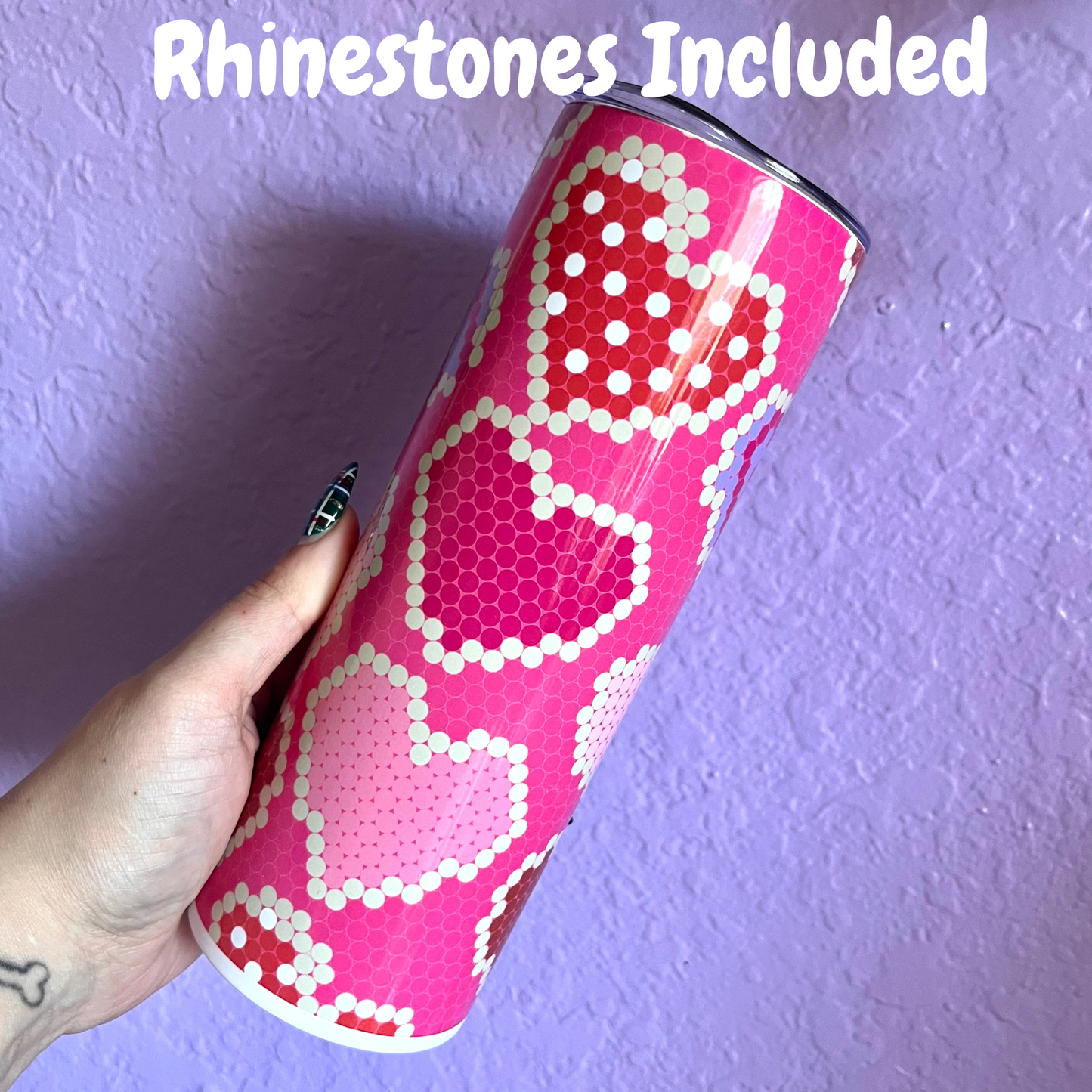 Heart Cookies - 5mm Bling Your Own Tumbler