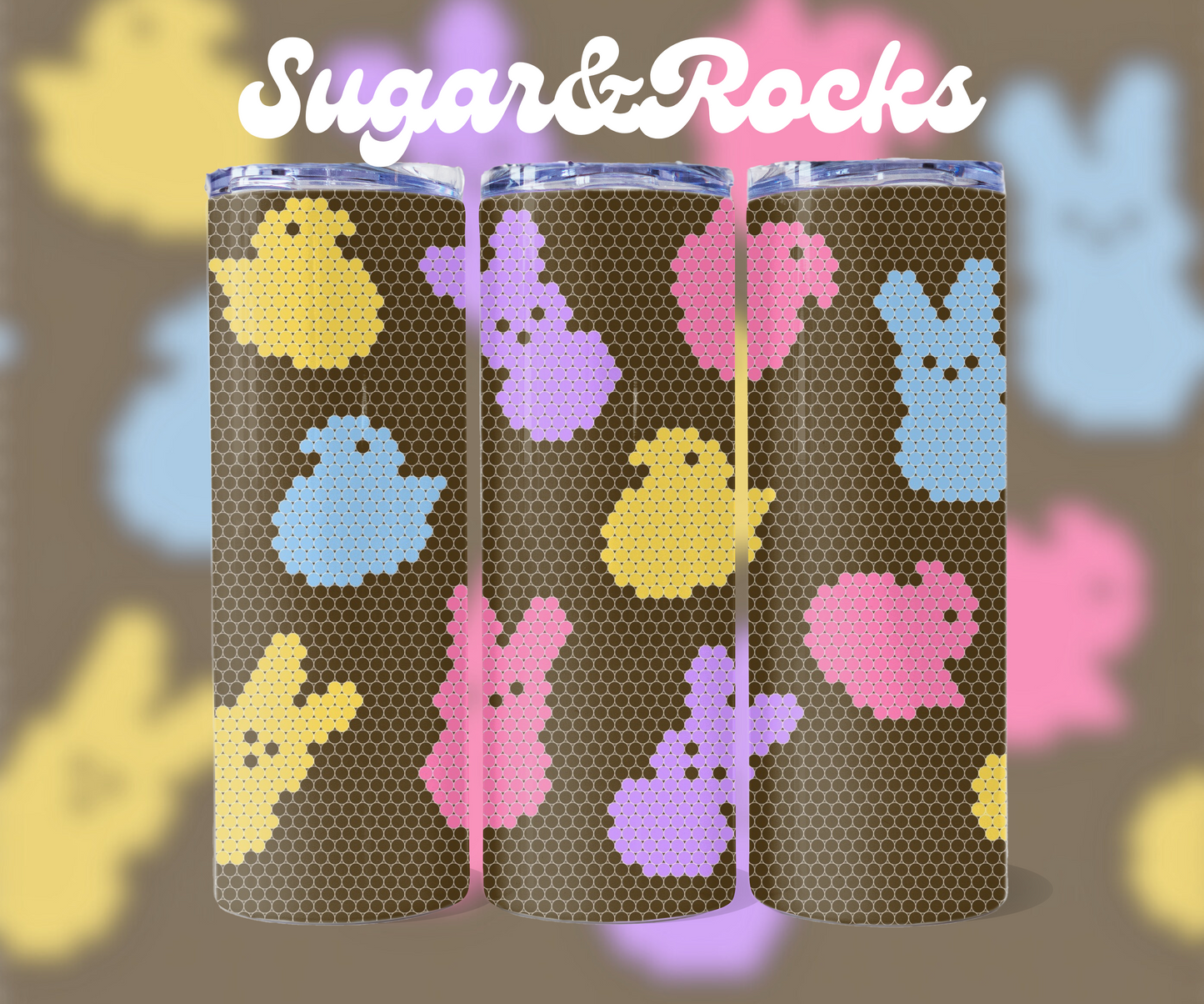 Marshmallows- 4mm Bling Your Own Tumbler