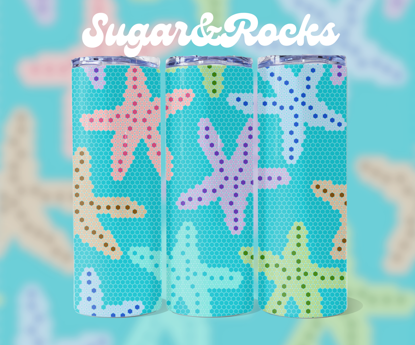 Starfish - 4mm Bling Your Own Tumbler