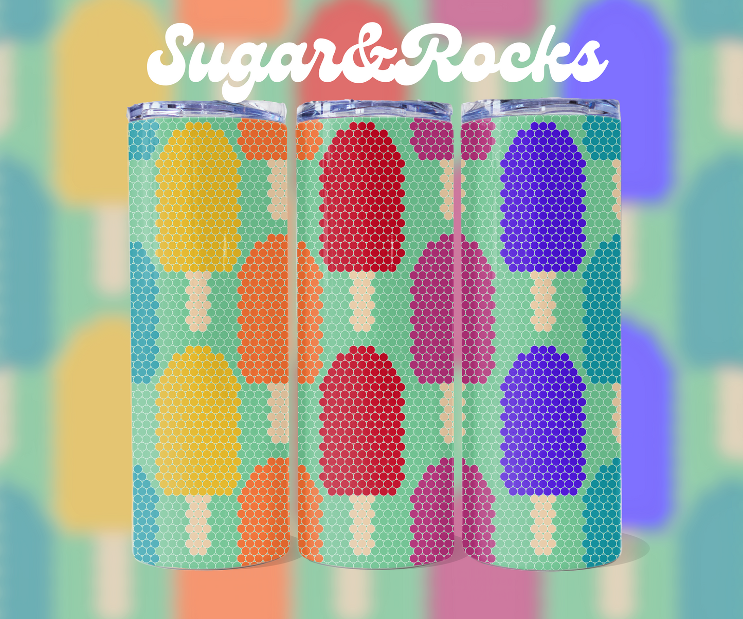 Popsicles- 4mm Bling Your Own Tumbler