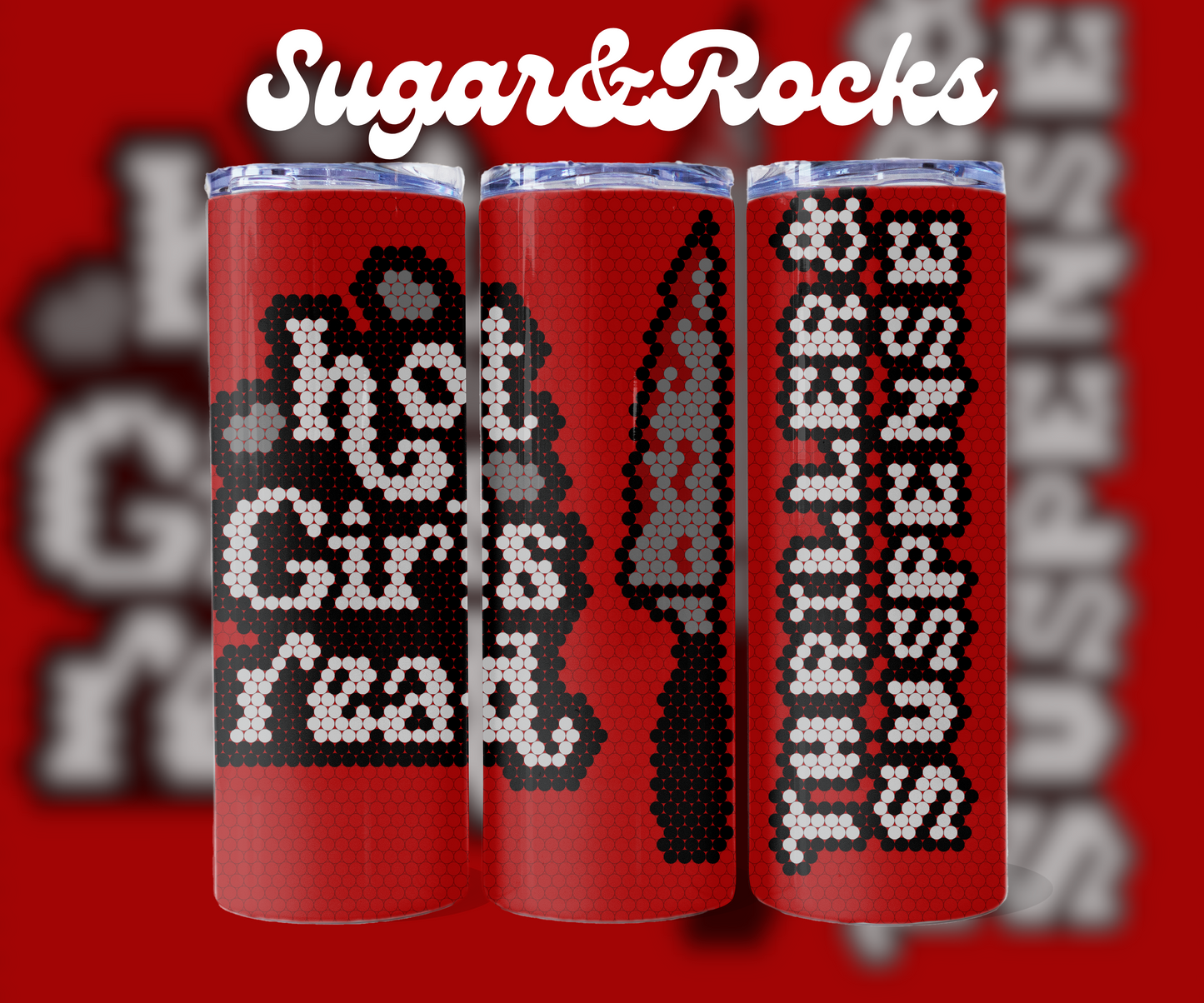 Hot Girls Read Thriller & Suspense - 4mm Bling Your Own Tumbler