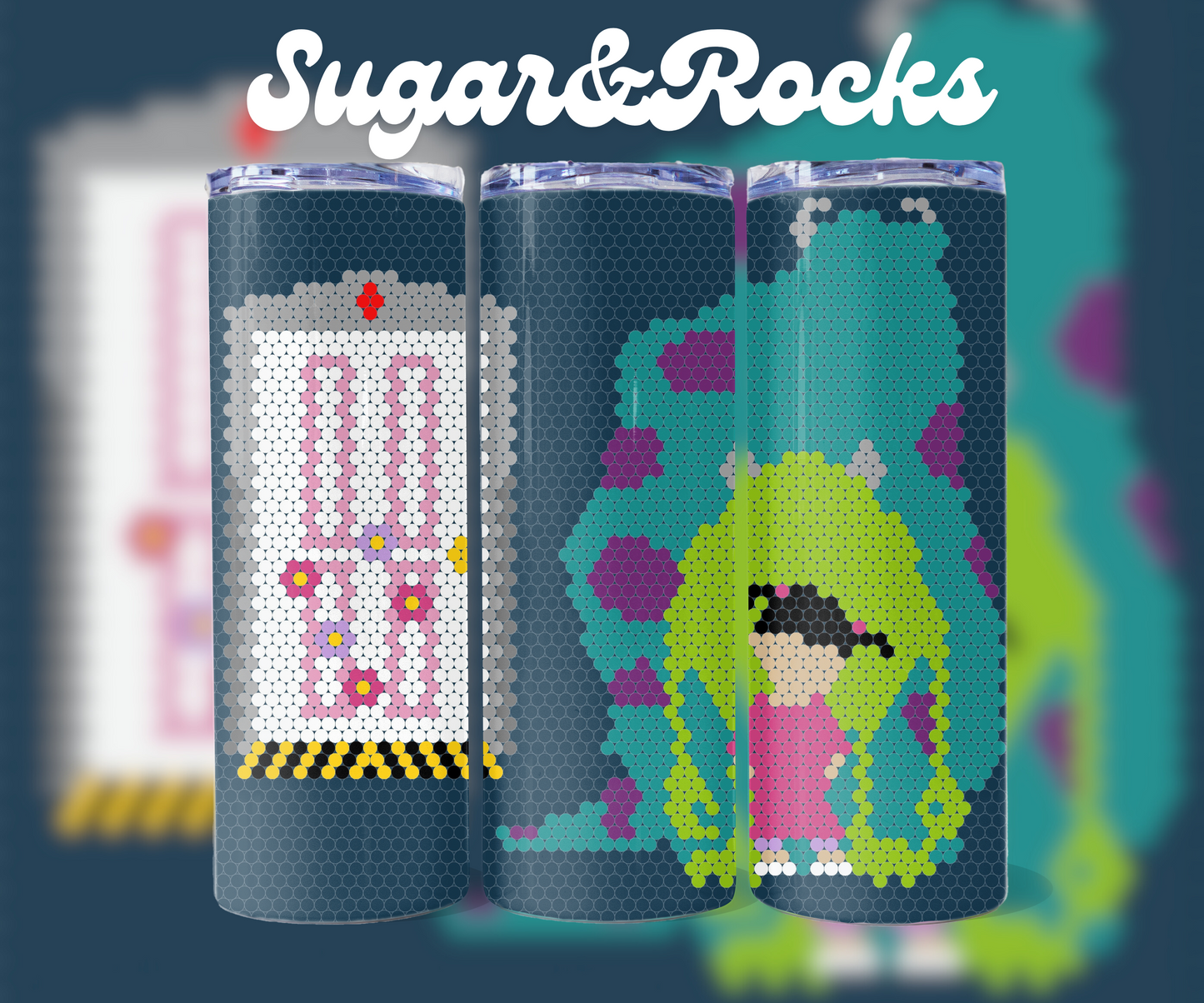 Monsters- 4mm Bling Your Own Tumbler
