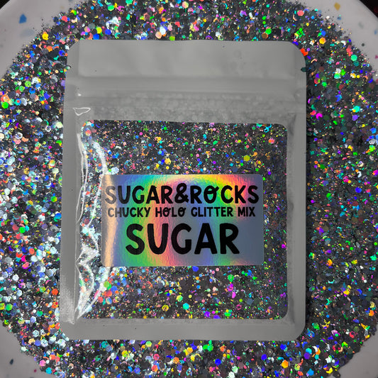 SUGAR Holo Chunky Glitter Mix - 20 Gram Bag