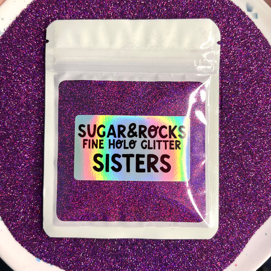 SISTERS Holo Fine Glitter Mix - 20 Gram Bag