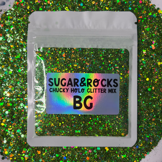 BG Holo Chunky Glitter Mix - 20 Gram Bag