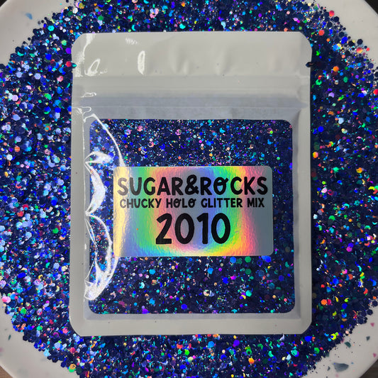 2010 Holo Chunky Glitter Mix - 20 Gram Bag