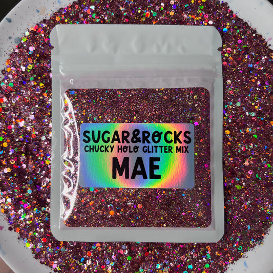 MAE Holo Chunky Glitter Mix - 20 Gram Bag