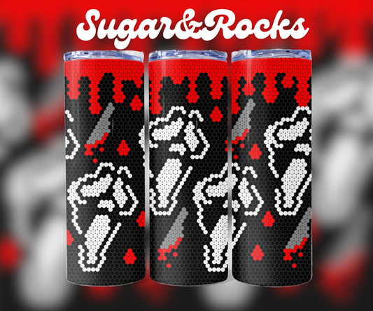 90s Horror - 4mm Bling Your Own Tumbler