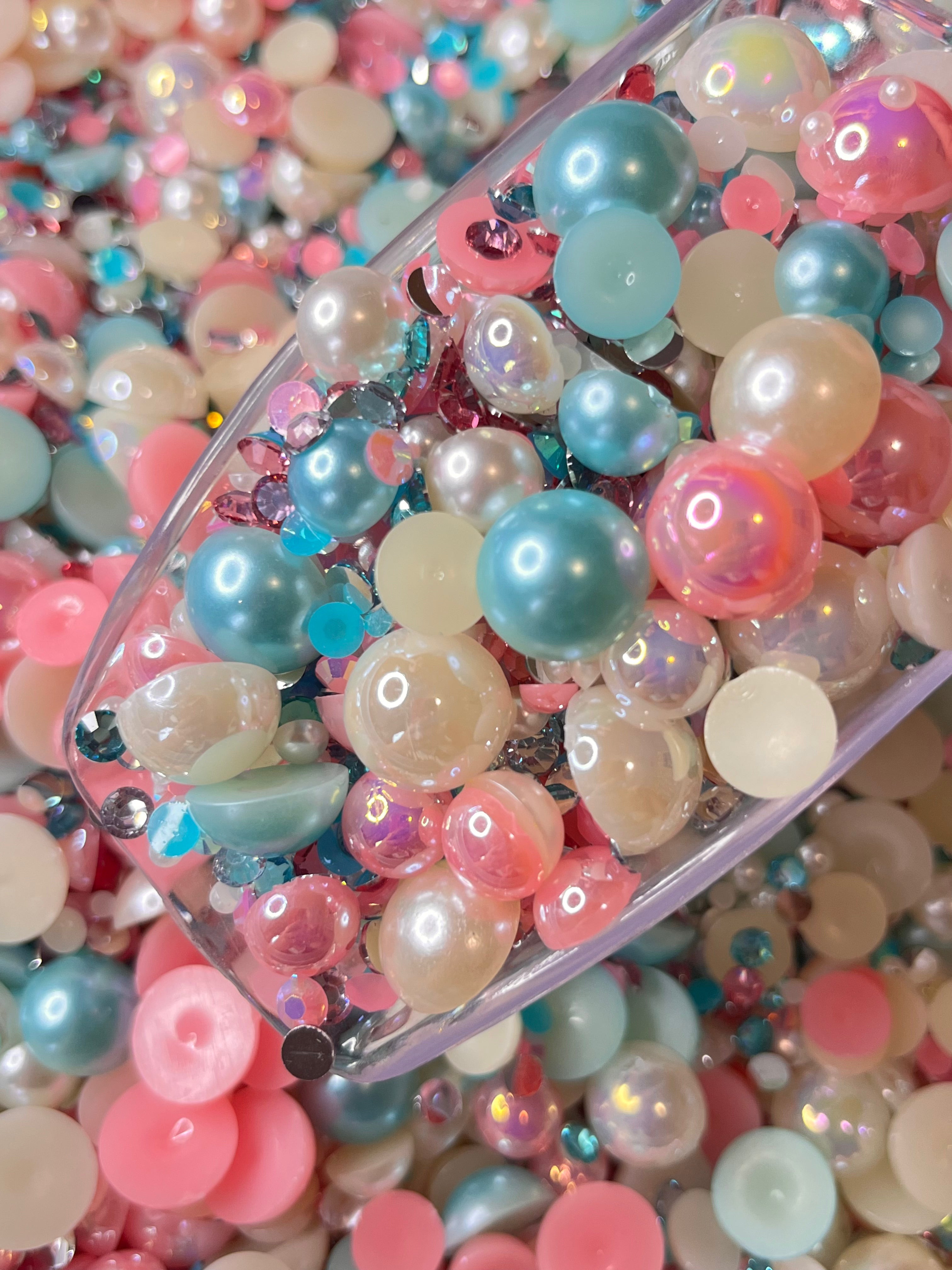 Mix 20 - Flat back Pearl Rhinestone 30 Grams – SugarandRocks