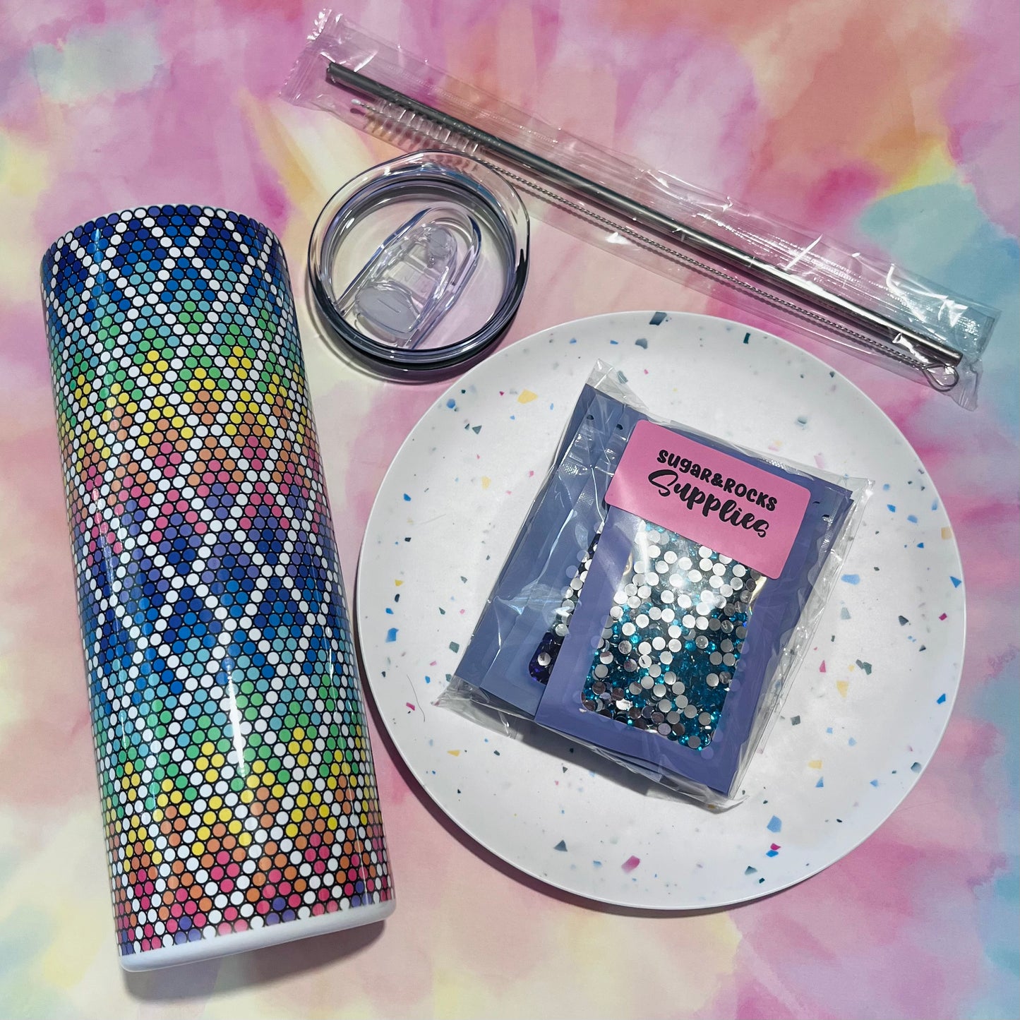 Rainbow Diamond BYOT - 4mm Bling Your Own Tumbler