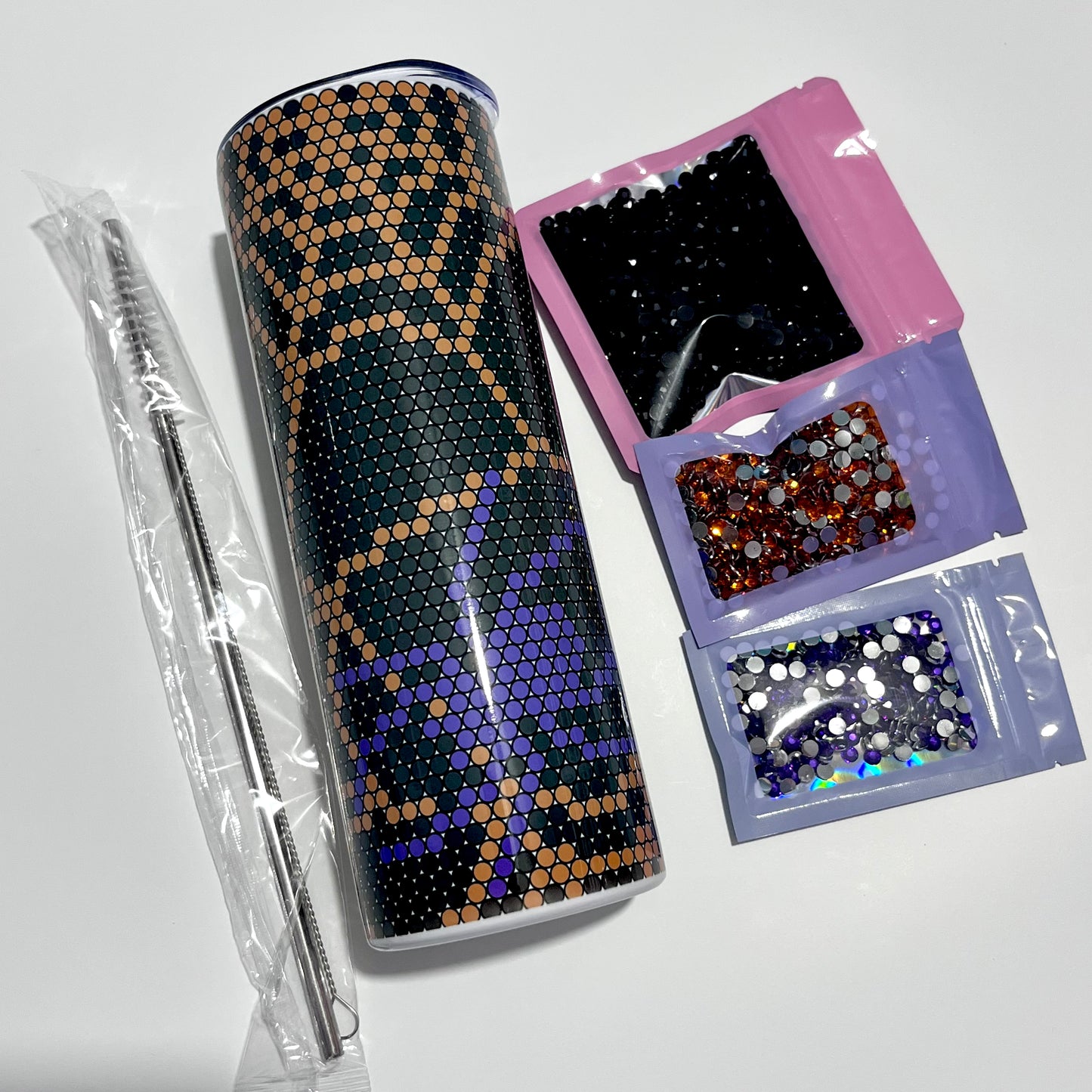 Spiders & Webs - 5mm Bling Your Own Tumbler