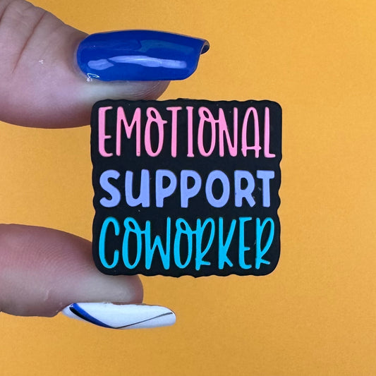 Emotional Support Coworker Focal Silicone Bead