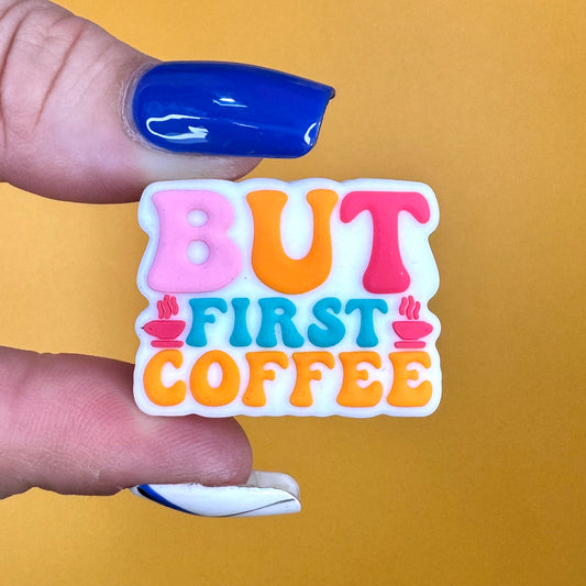 But First Coffee Focal Silicone Bead