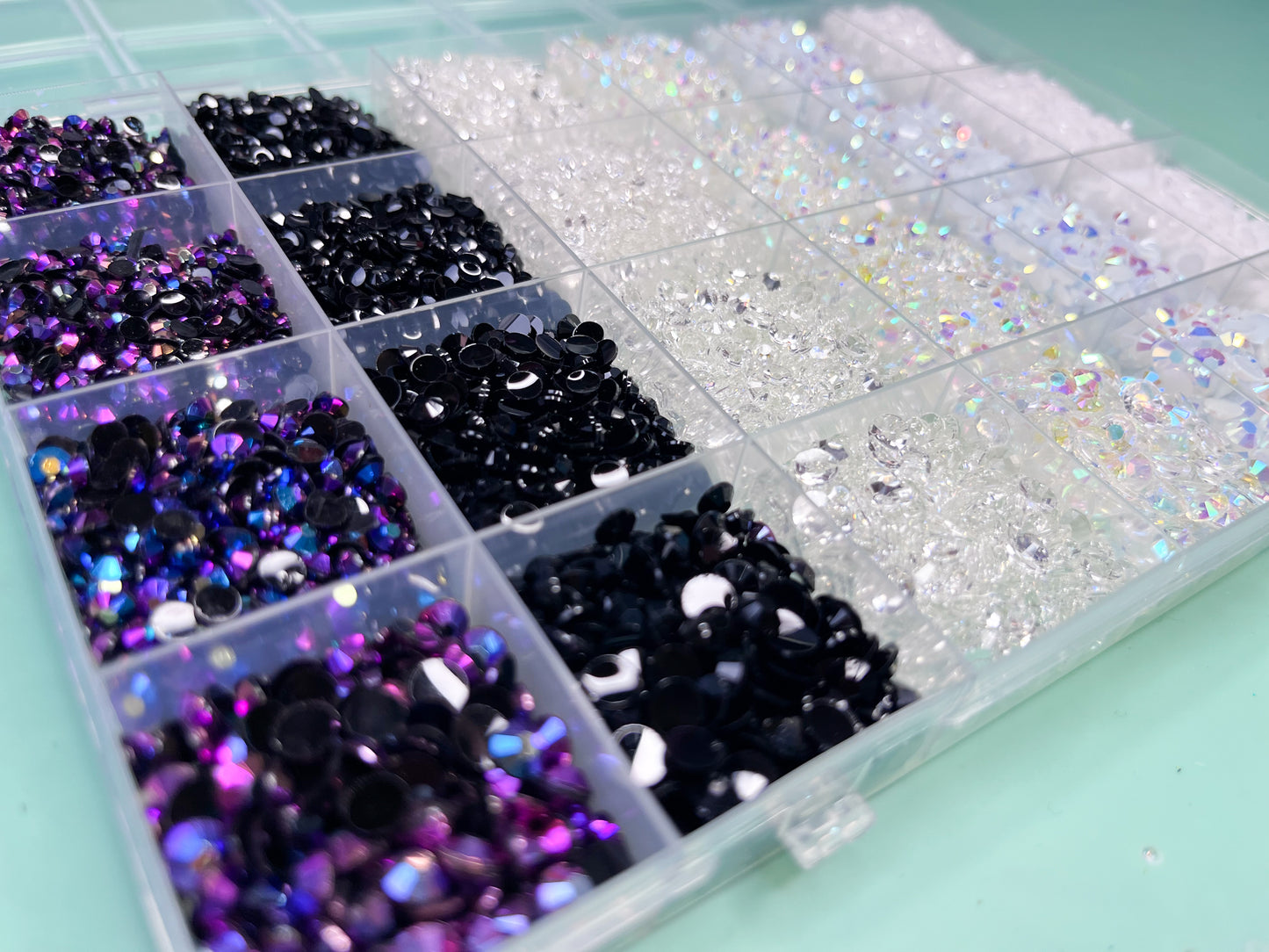 Twilight AB Rhinestone Kit 3mm, 4mm, 5mm 18800 Piece Bling Kit