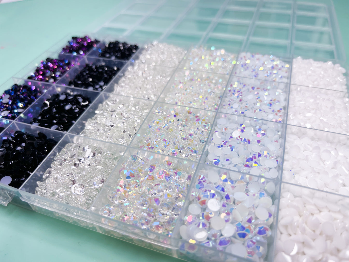 Twilight AB Rhinestone Kit 3mm, 4mm, 5mm 18800 Piece Bling Kit