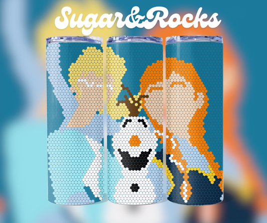 Snow Sisters- 4mm Bling Your Own Tumbler