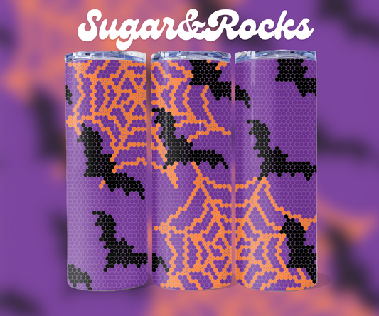 Boos & Tangles- 4mm Bling Your Own Tumbler Halloween