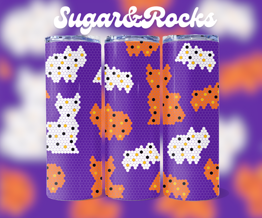 Spooky Sprinkles- 4mm Bling Your Own Tumbler Halloween