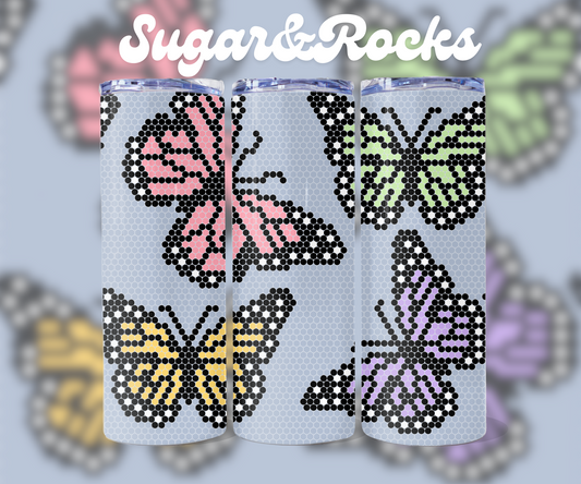 Dreamy Butterfly - 4mm Bling Your Own Tumbler