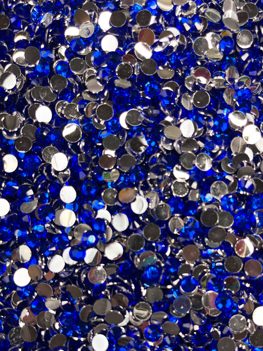 Sapphire Resin Rhinestone Pack